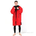 waterproof coat fleece lining dry surf changing robe